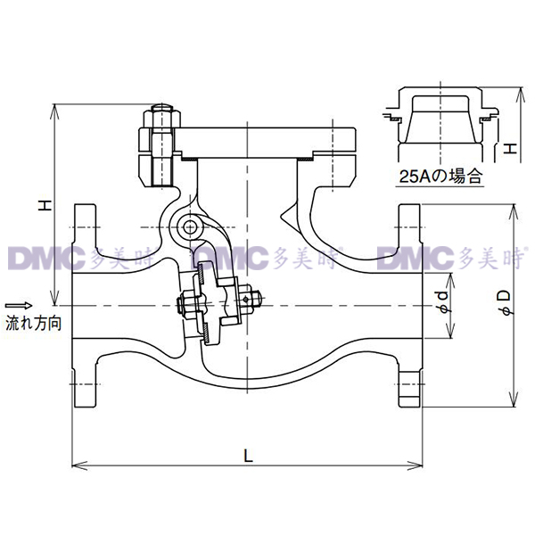 日本宮入MS DC-407S旋啟式止回閥